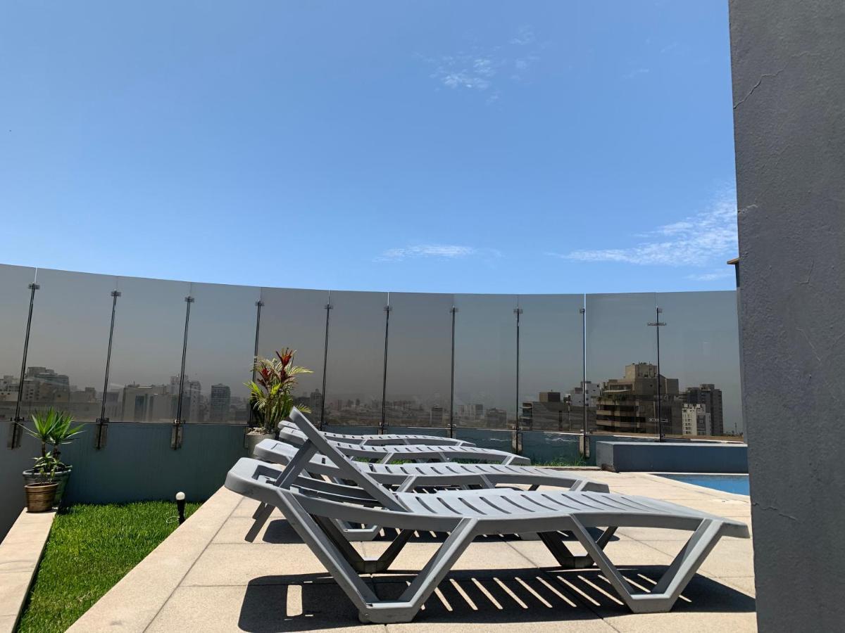 Acogedor Dpto En San Isidro Excelente Vista, Piscina Y Wifi Apartment Lima Exterior foto
