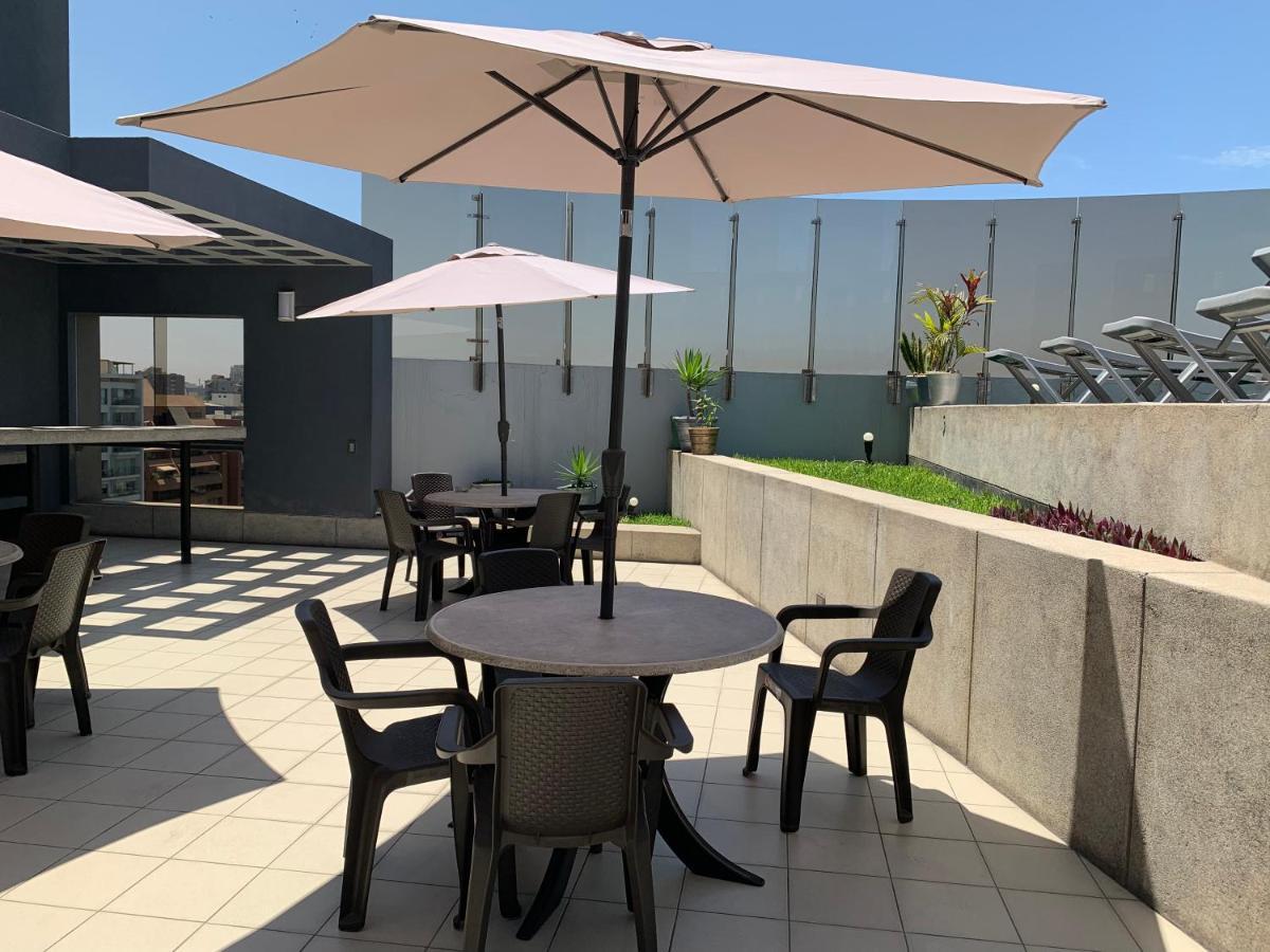 Acogedor Dpto En San Isidro Excelente Vista, Piscina Y Wifi Apartment Lima Exterior foto